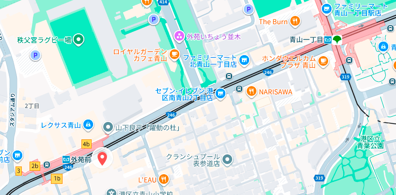 当オフィスの地図